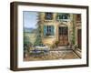 Romantic courtyard-Marilyn Dunlap-Framed Art Print