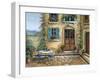 Romantic courtyard-Marilyn Dunlap-Framed Art Print