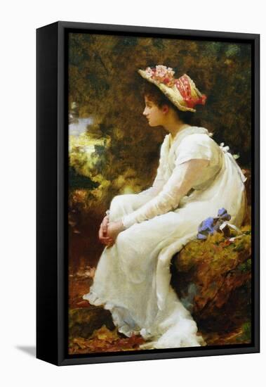 Romantic Dreams-Marcus Stone-Framed Stretched Canvas
