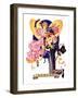 "Romantic Easter,"March 31, 1934-Joseph Christian Leyendecker-Framed Giclee Print