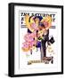 "Romantic Easter," Saturday Evening Post Cover, March 31, 1934-Joseph Christian Leyendecker-Framed Giclee Print