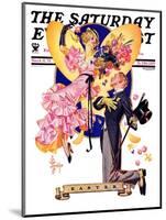 "Romantic Easter," Saturday Evening Post Cover, March 31, 1934-Joseph Christian Leyendecker-Mounted Giclee Print
