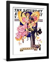 "Romantic Easter," Saturday Evening Post Cover, March 31, 1934-Joseph Christian Leyendecker-Framed Giclee Print