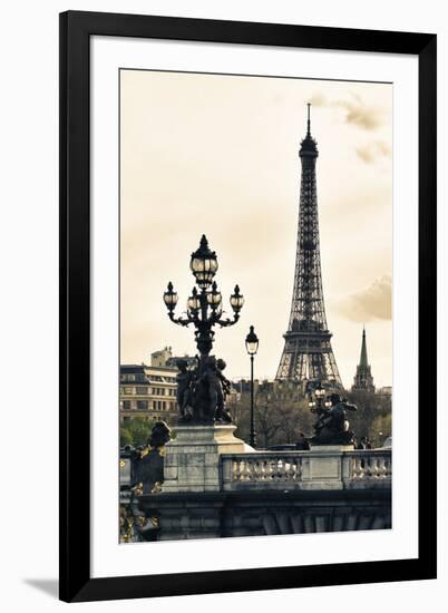 Romantic Eiffel Tower - Paris-Philippe Hugonnard-Framed Photographic Print