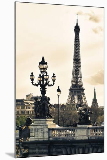 Romantic Eiffel Tower - Paris-Philippe Hugonnard-Mounted Photographic Print