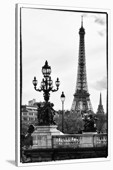 Romantic Eiffel Tower - Paris-Philippe Hugonnard-Stretched Canvas