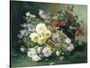 Romantic Flowers-Eugene Henri Cauchois-Stretched Canvas