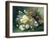 Romantic Flowers-Eugene Henri Cauchois-Framed Giclee Print