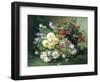 Romantic Flowers-Eugene Henri Cauchois-Framed Giclee Print