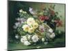 Romantic Flowers-Eugene Henri Cauchois-Mounted Giclee Print