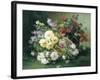 Romantic Flowers-Eugene Henri Cauchois-Framed Giclee Print