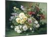 Romantic Flowers-Eugene Henri Cauchois-Mounted Giclee Print