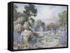 Romantic Garden-John Macpherson-Framed Stretched Canvas