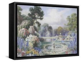 Romantic Garden-John Macpherson-Framed Stretched Canvas