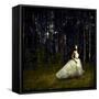 Romantic Girl in Fairy Forest-George Mayer-Framed Stretched Canvas