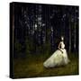 Romantic Girl in Fairy Forest-George Mayer-Stretched Canvas