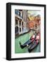 Romantic Gondola Venice Scene-null-Framed Art Print