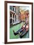 Romantic Gondola Venice Scene-null-Framed Art Print