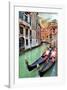 Romantic Gondola Venice Scene-null-Framed Art Print