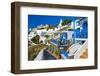 Romantic Holidays - Amazing Santorini Resorts-Maugli-l-Framed Photographic Print