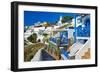 Romantic Holidays - Amazing Santorini Resorts-Maugli-l-Framed Photographic Print