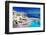 Romantic Holidays - Santorini Resorts-Maugli-l-Framed Photographic Print