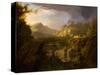 Romantic Landscape, c.1826-Thomas Cole-Stretched Canvas