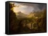 Romantic Landscape, c.1826-Thomas Cole-Framed Stretched Canvas