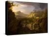 Romantic Landscape, c.1826-Thomas Cole-Stretched Canvas