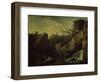 Romantic Landscape (Landscape in the Taste of Salvatore Ros), 1746-Claude Joseph Vernet-Framed Giclee Print