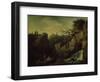 Romantic Landscape (Landscape in the Taste of Salvatore Ros), 1746-Claude Joseph Vernet-Framed Giclee Print