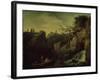 Romantic Landscape (Landscape in the Taste of Salvatore Ros), 1746-Claude Joseph Vernet-Framed Giclee Print