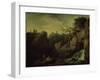 Romantic Landscape (Landscape in the Taste of Salvatore Ros), 1746-Claude Joseph Vernet-Framed Giclee Print