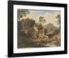 Romantic Landscape near Olevano-Joseph Anton Koch-Framed Collectable Print