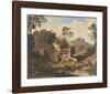 Romantic Landscape near Olevano-Joseph Anton Koch-Framed Collectable Print