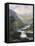 Romantic Landscape with Waterfall-George Beetholme-Framed Stretched Canvas