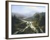 Romantic Landscape-Edouard De Vigne-Framed Giclee Print