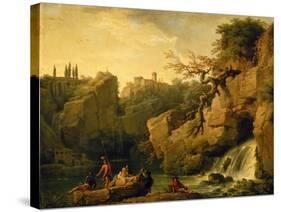 Romantic Landscape-Claude Joseph Vernet-Stretched Canvas