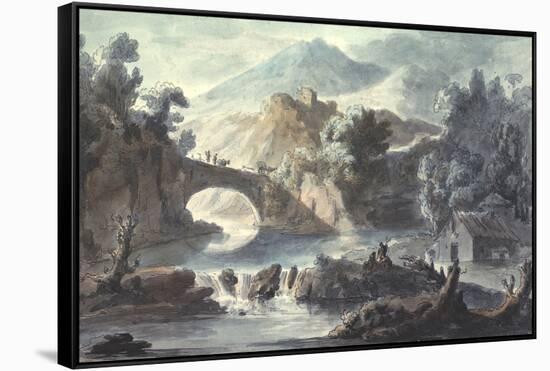 Romantic Landscape-Robert Adam-Framed Stretched Canvas