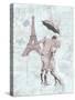 Romantic love Eiffel-OnRei-Stretched Canvas