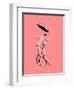 Romantic Love Pink-OnRei-Framed Art Print