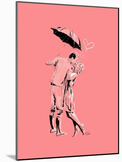 Romantic Love Pink-OnRei-Mounted Art Print