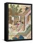 Romantic Meeting, Illustration from a Traditional Chinese Novel-null-Framed Stretched Canvas