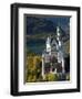 Romantic Neuschwanstein Castle and German Alps During Autumn, Southern Part of Romantic Road, Bavar-Richard Nebesky-Framed Photographic Print