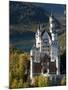 Romantic Neuschwanstein Castle and German Alps During Autumn, Southern Part of Romantic Road, Bavar-Richard Nebesky-Mounted Photographic Print