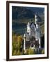 Romantic Neuschwanstein Castle and German Alps During Autumn, Southern Part of Romantic Road, Bavar-Richard Nebesky-Framed Photographic Print