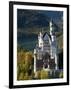 Romantic Neuschwanstein Castle and German Alps During Autumn, Southern Part of Romantic Road, Bavar-Richard Nebesky-Framed Photographic Print