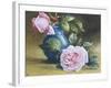 Romantic Pink Roses-Blanche Lindsay-Framed Giclee Print