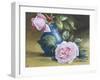 Romantic Pink Roses-Blanche Lindsay-Framed Giclee Print