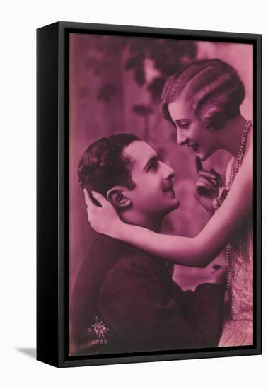 Romantic Postcard, C1920S-null-Framed Stretched Canvas